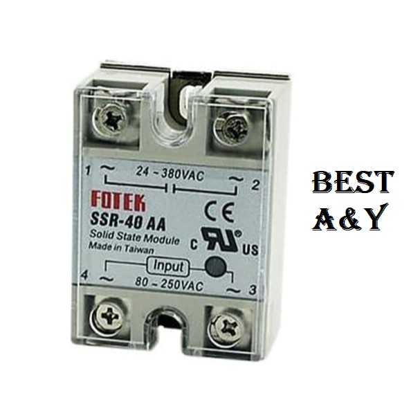 SSR-40AA Solid State Relay 40Ampere AC control AC Single Phase