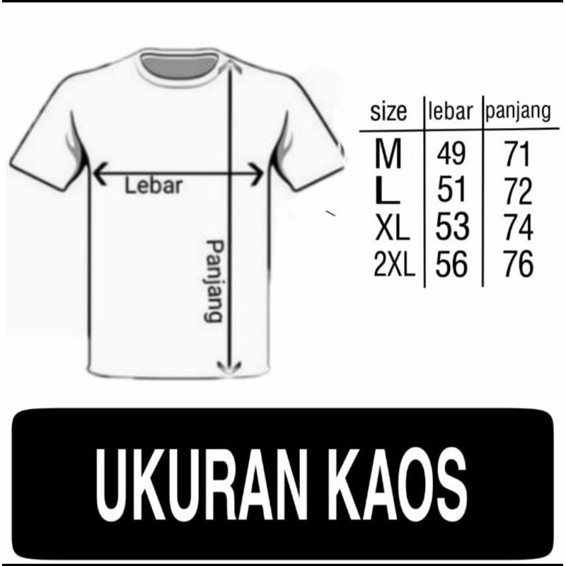 kaos oblong polos pria