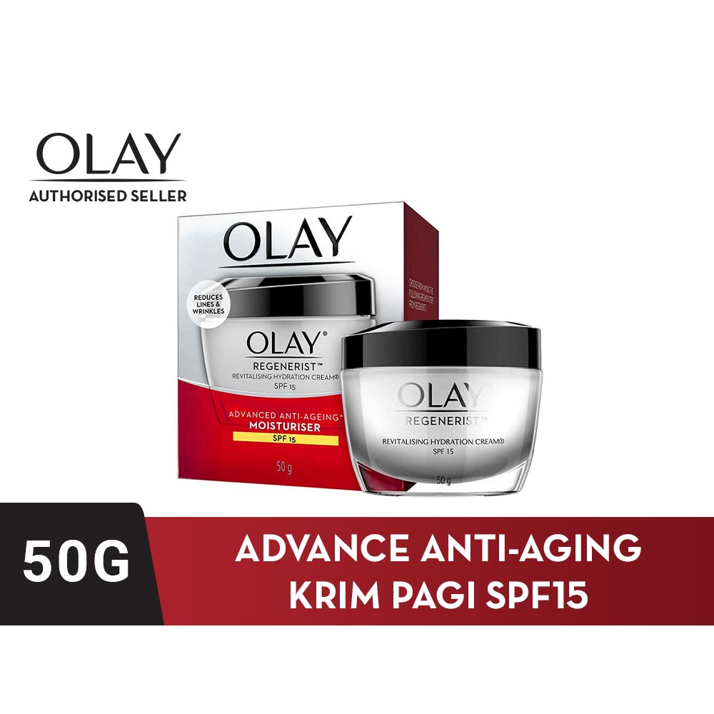 Olay Regenerist Revitalizing SPF 15 Day Cream Moisturizer Skincare Niacinamide Antiaging 50g