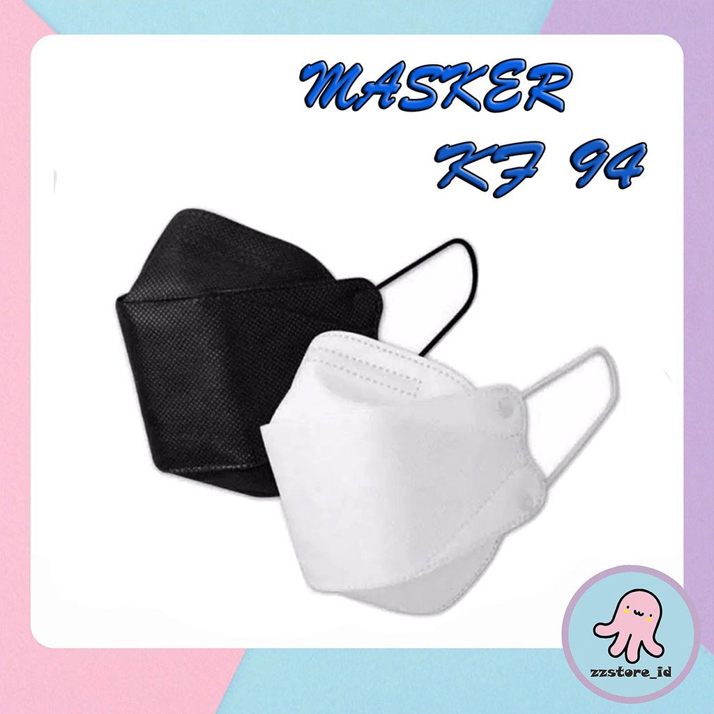 ISI 10 PCS - Masker KF94 4Ply Evo 3D Proctection Mask / Masker KF94 Korea 4 Ply 3D Protection