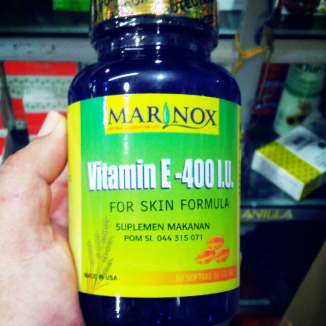 Marinox Vitamin E 400 iu isi 30 *KEMASAN BARU*