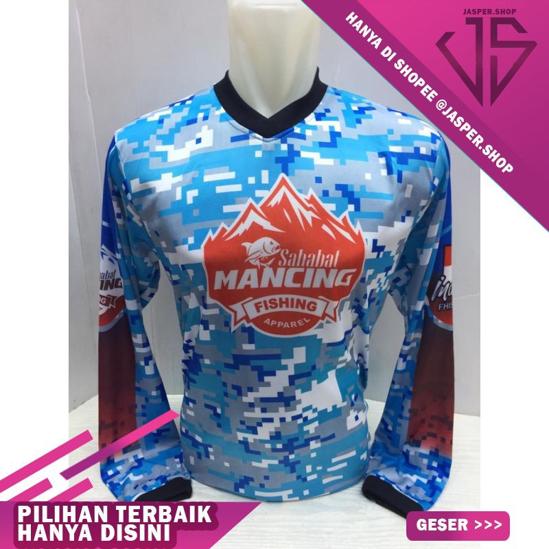STOK TERBATAS baju Mancing Jersey panjang - sahabat mancing