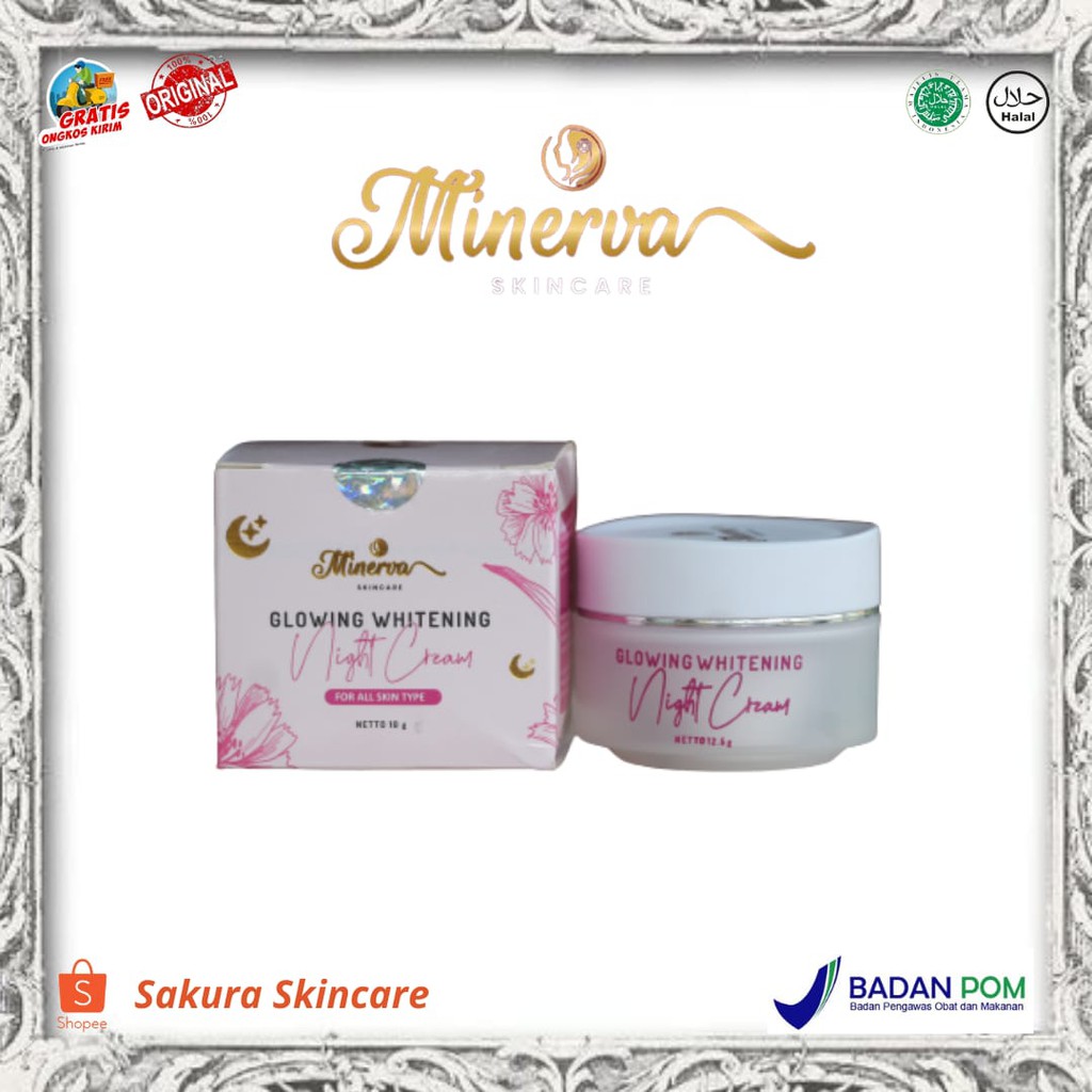

Night Cream Ecer Minerva Skincare / Original 100% Merawat Kulit Wajah / Minerva Skincare