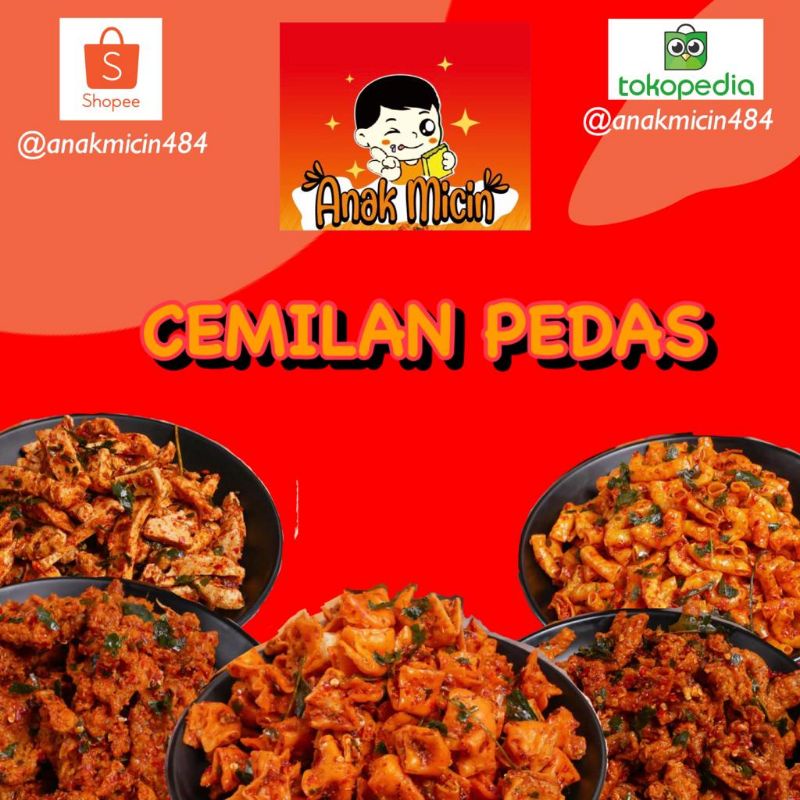 

CEMILAN PEDAS / BASRENG / USUS / KULIT AYAM / SIOMAY / MAKARONI