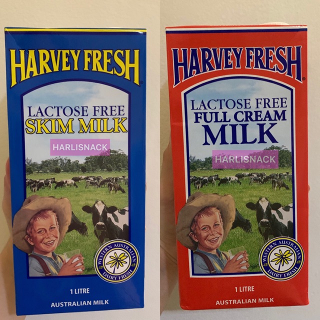 

HARVEY FRESH LACTOSE FREE SKIM MILK / FULL CREAM MILK 1 LITER AUSTRALIAN MILK