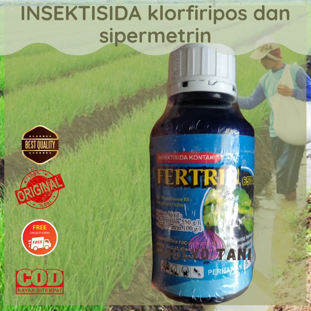 INSEKTISIDA FERTRIN 650EC l KLORFIRIPOS + SIPERMETRIN 400ml