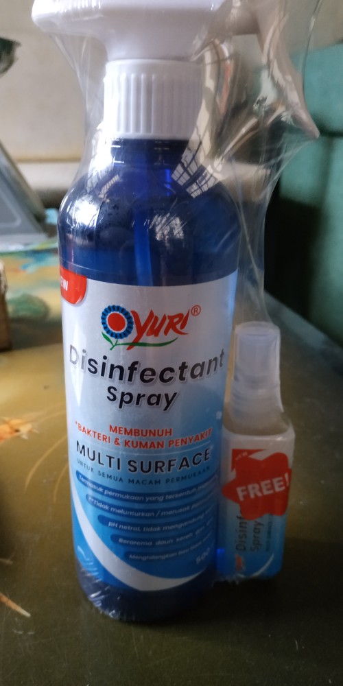 Yuri Disinfectant Spray 500 Ml