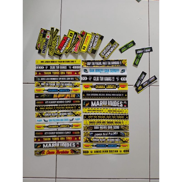 

STIKER AQUARIUM READY 20 X 2 CM ISI RANDOM/ ACAK