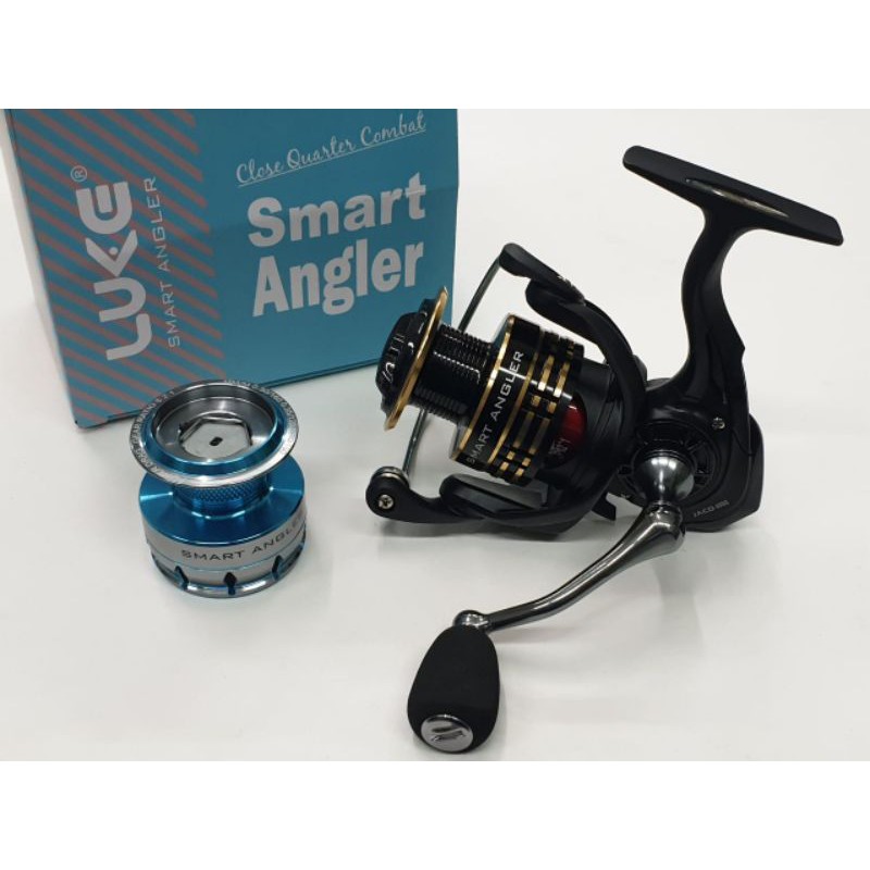 Reel SMART ANGLER LUKE JACO (POWER HANDLE &amp; DOUBLE SPOOL)