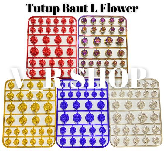 Tutup Baut L Dan Baut Probolt Flower Monel Cover Flowers  Motor Thailand Universal Motor Beat Vixion