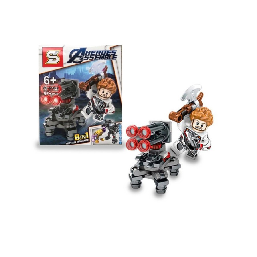 Brick Super Hero Avengers Thor SY 1318-3 Heroes Assemble 8 in 1