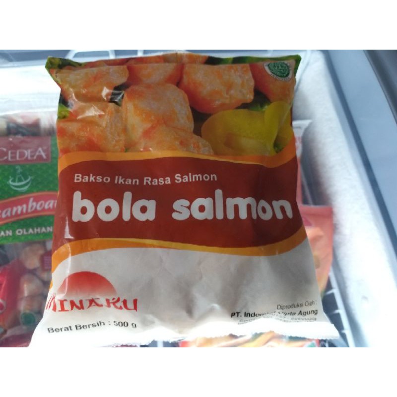 

minaku bola salmon 500 gr