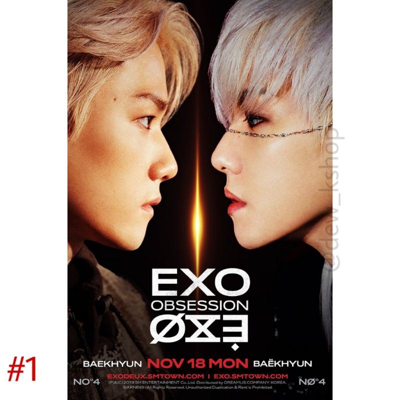 POSTER EXO (BAEKHYUN) - OBSESSION