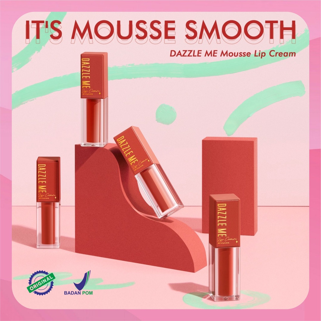 Dazzle Me Mousse Lip Cream/An Intense Color In Mousse In One Swipe