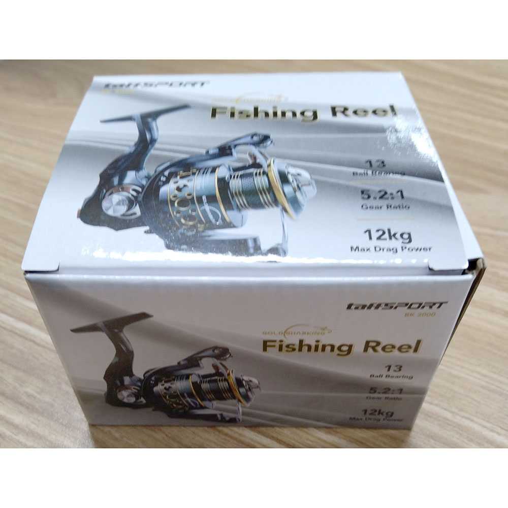 TaffSPORT BK2000 Reel Pancing Spinning Fishing 5.2:1 Ball Bearing 13