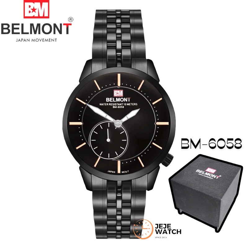 Jam Tangan Pria Rantai Belmont BM 6058 detik bawah