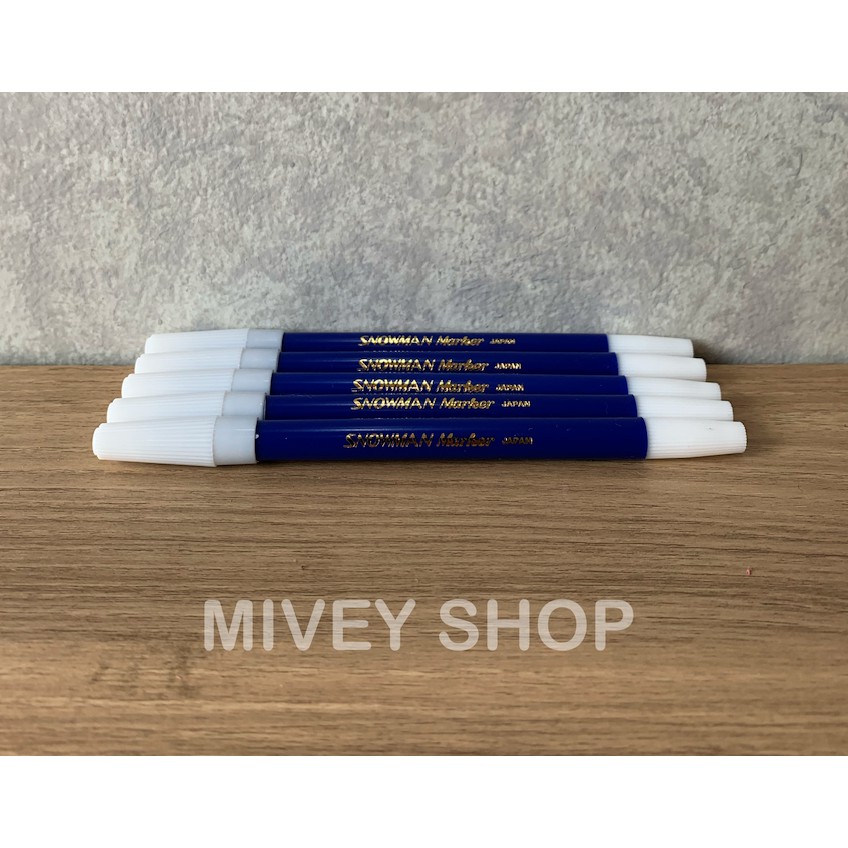 

Spidol Snowman Marker Kecil PW-1A - Biru (6 Pcs)