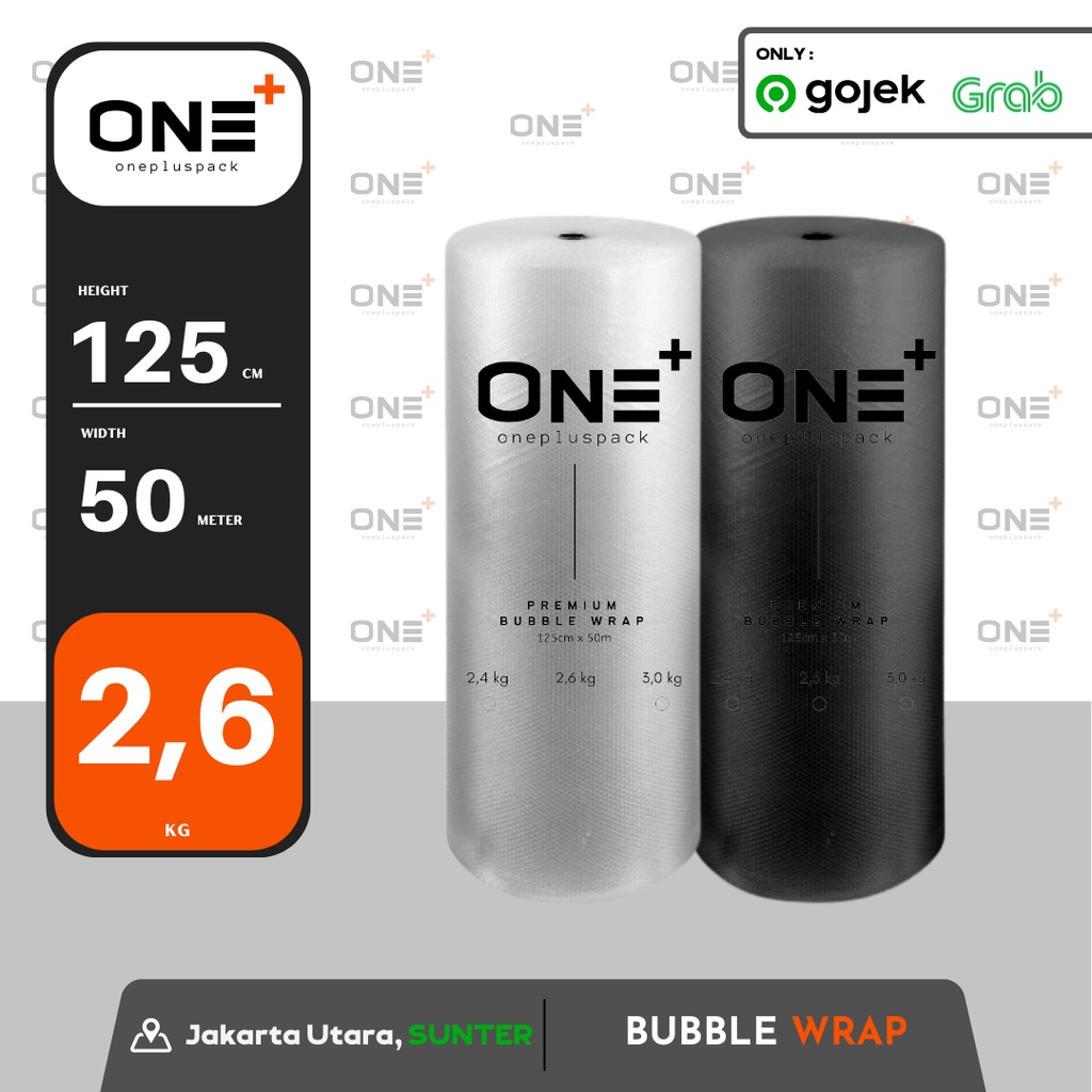 

Bubble Wrap ONEplus PREMIUM QUALITY 125 cm x 50 m / 2,6 kg