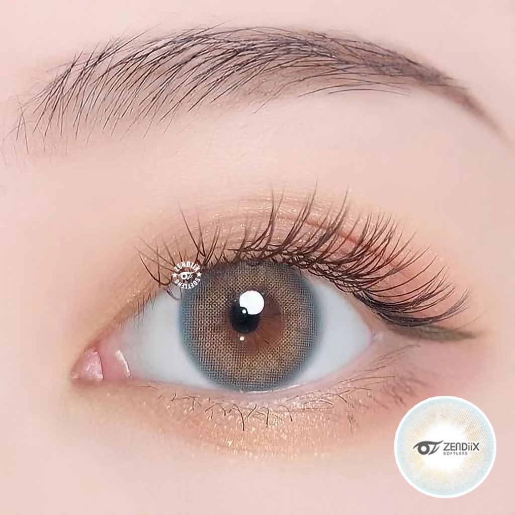 Softlens I-DOL DESIRE Warna OCEAN BLUE 14.5mm Normal Minus