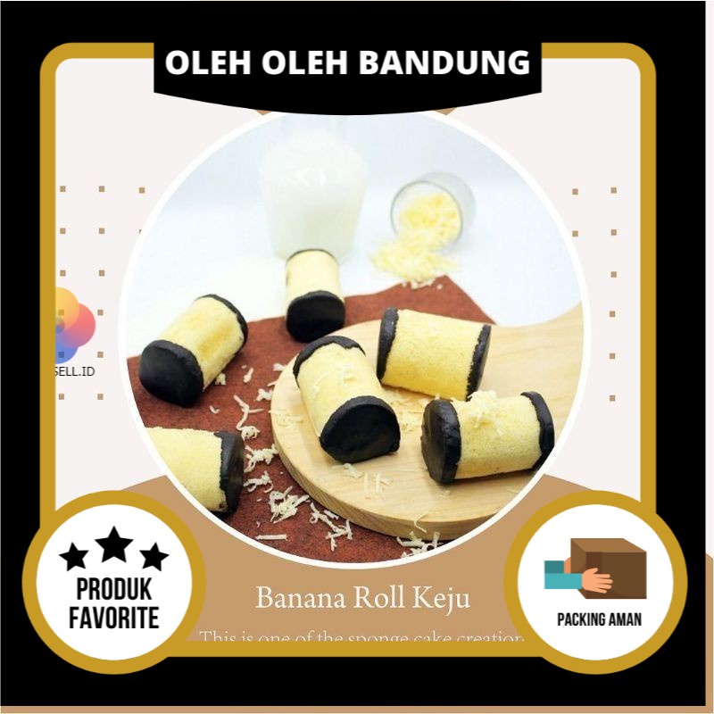 

Prima Rasa - Banana Roll Keju - Oleh Oleh Kue Bandung