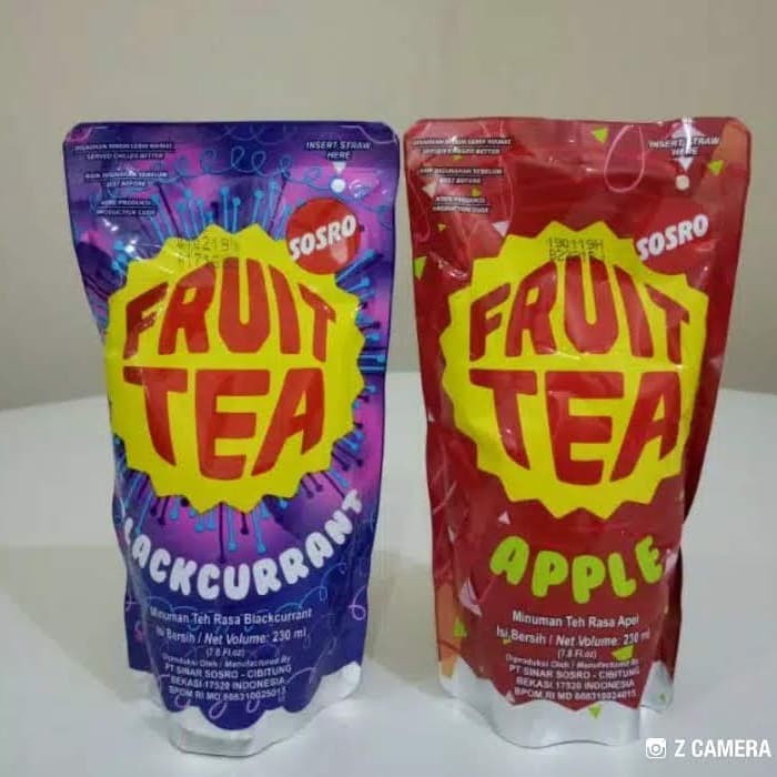 

surabaya Fruit Tea Apple Blackcurrant Pouch 230ml (24 pcs) frute sby termurah ft terlaris ecer apel