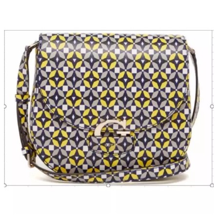 Guess Lexxi Woman Shoulder Bag - Blue Multi - Tas Wanita Original