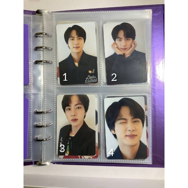 Kim Seok Jin official photocard DICON BTS sharing