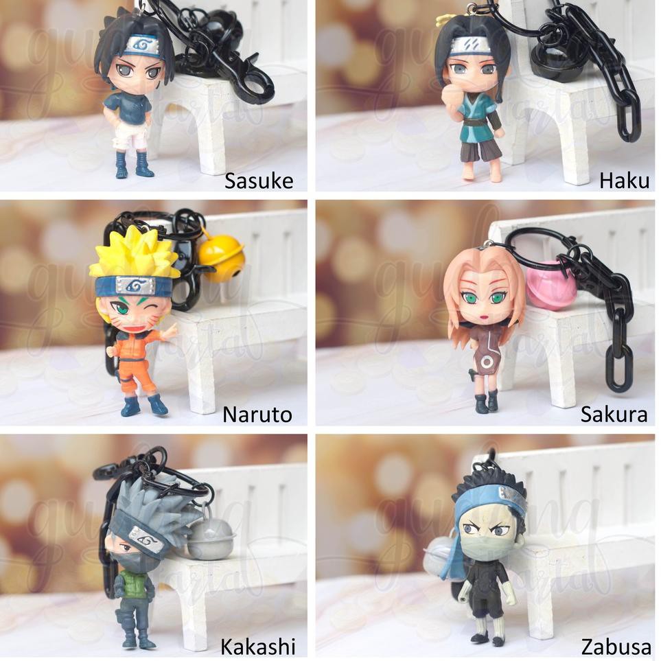 Gantungan Kunci Naruto Gantungan Tas Hadiah Lucu Kado Unik Gh