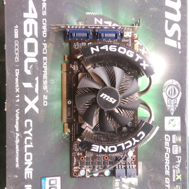 VGA MSI Nvidia GTX 460.1Gb.256bit.GDDR5