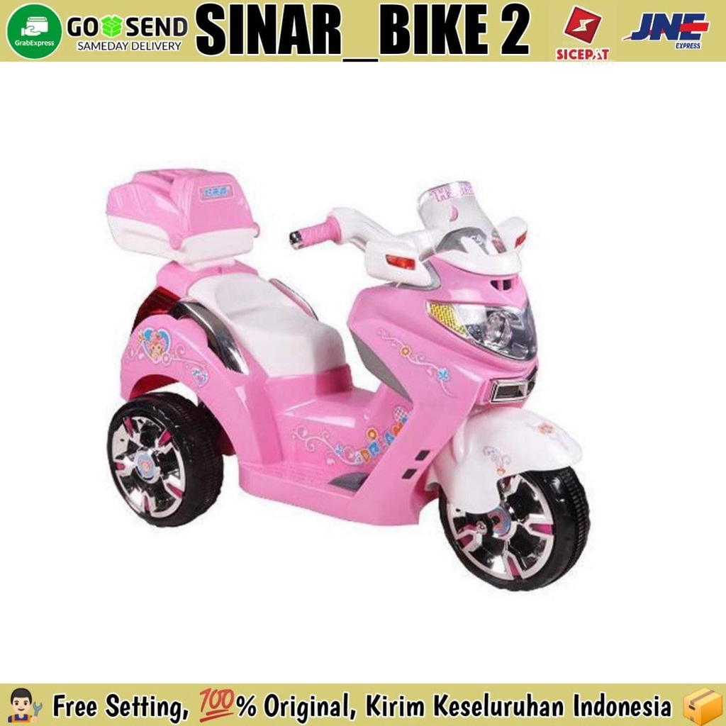 Mainan Motoran Aki PLIKO PK-7100 NMAX Mainan Anak