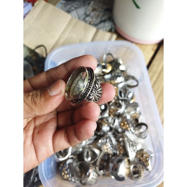 Ring alpaka dimensi 15x20