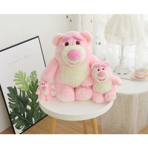 BONEKA LOTSO PINK BERUANG STROBERI TOY STORY TSUM TSUM IMPOR