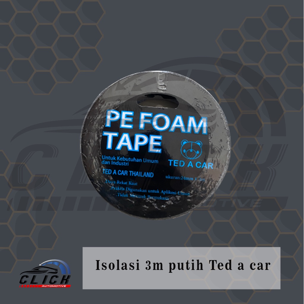 Double Tape 3m Pe Foam / Solasi BB Busa 20mm X 4.5 M