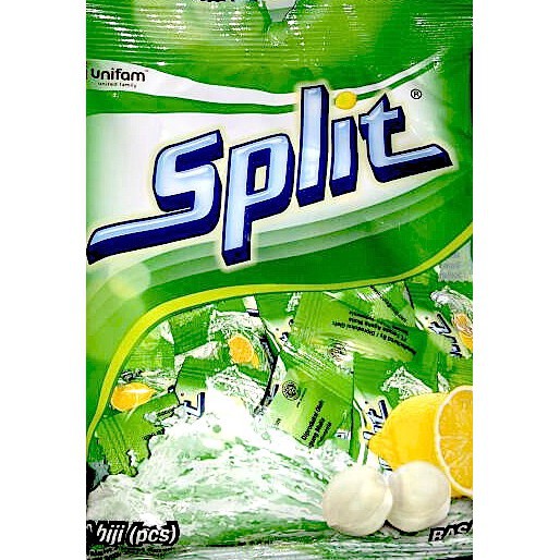 [PERMEN LEMON SPRITE JAMAN DULU] Permen Split Rasa Lemon/Sprite Flavour Candy