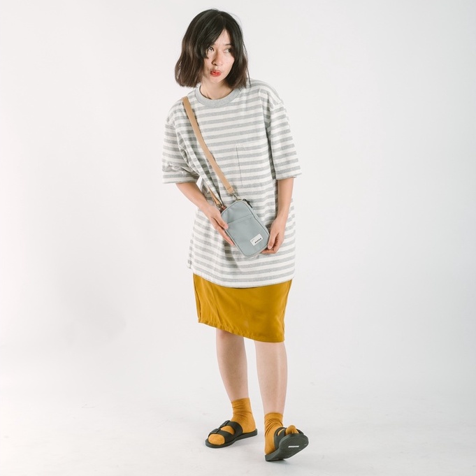 Evroa - Sling Phone Polka - Light Grey
