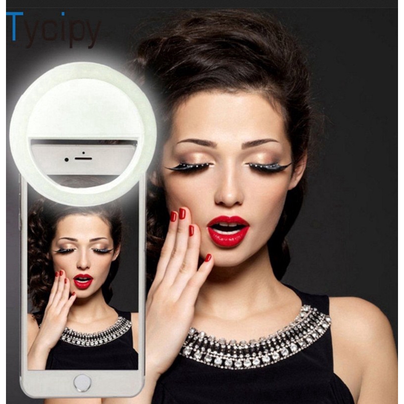 READY Portable LED Selfie Flash Phone Camera Ring Light Mini Ring