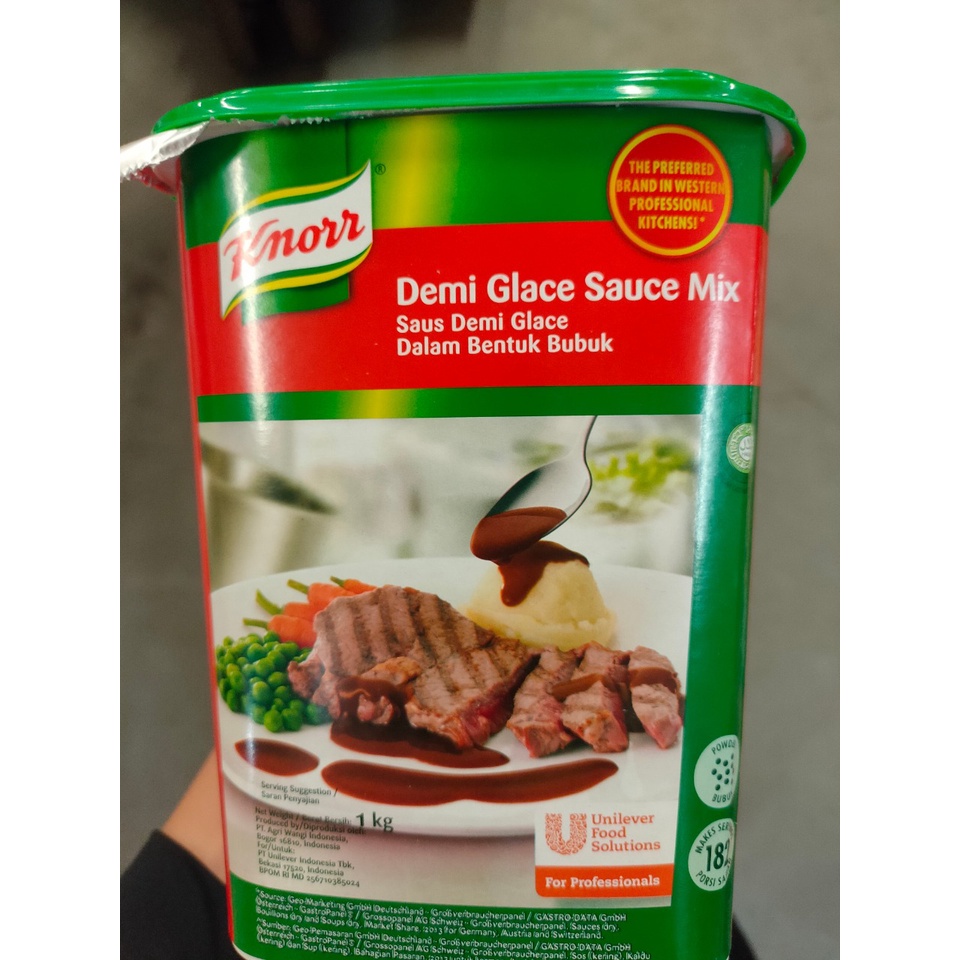 

KNORR DEMI GLACE SAUCE MIX POWDER 1KG/SAUCE STEAK