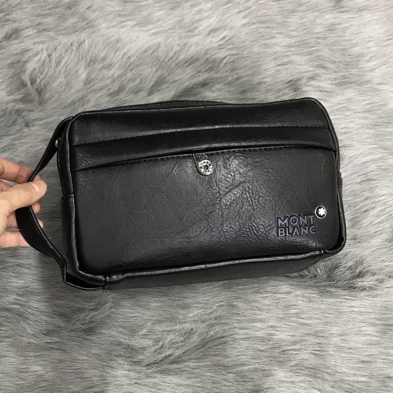 Handbag Tangan MB tas cosmetic pria/wanita kulit pilihan berkwalitas import