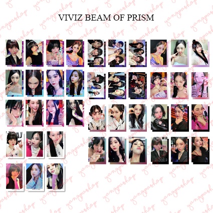 [READY / SET] VIVIZ BEAM OF PRISM PHOTOCARD FAN MADE UNOFFICIAL YANGPASHOP GFRI VIVI GFRIEND EUNHA U