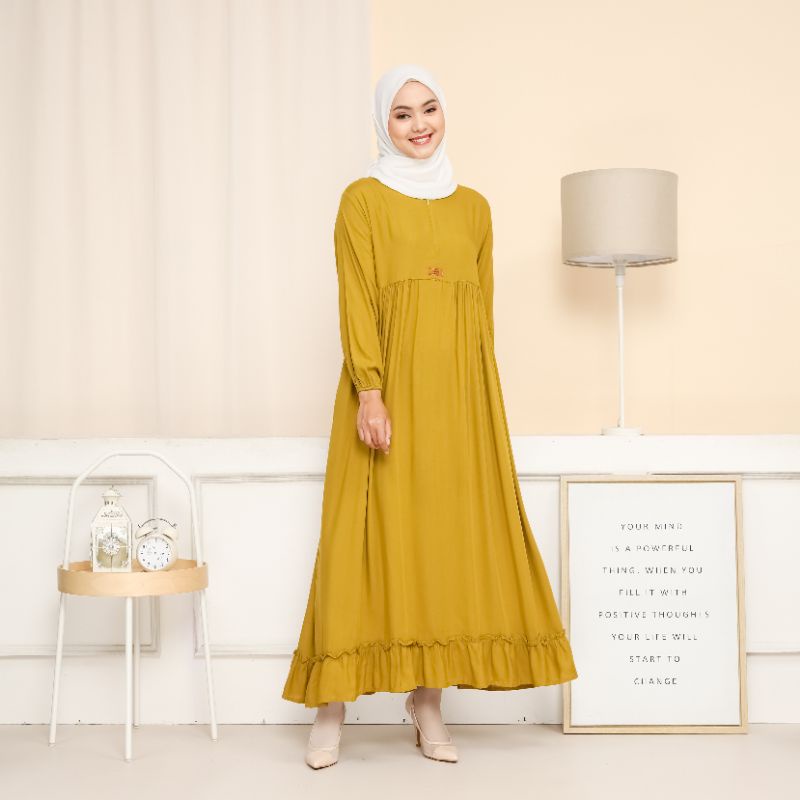 Daspan ruffle AZP / gamis ruffle azp