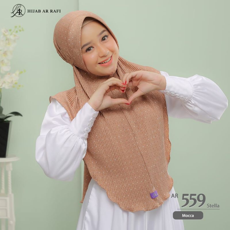 Hijab jilbab Ar 559 by Arrafi terbaru