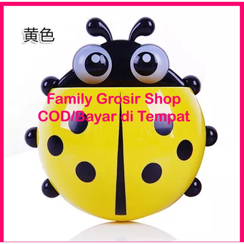 Tempat sikat gigi kumbang Holder toothbrush ladybug