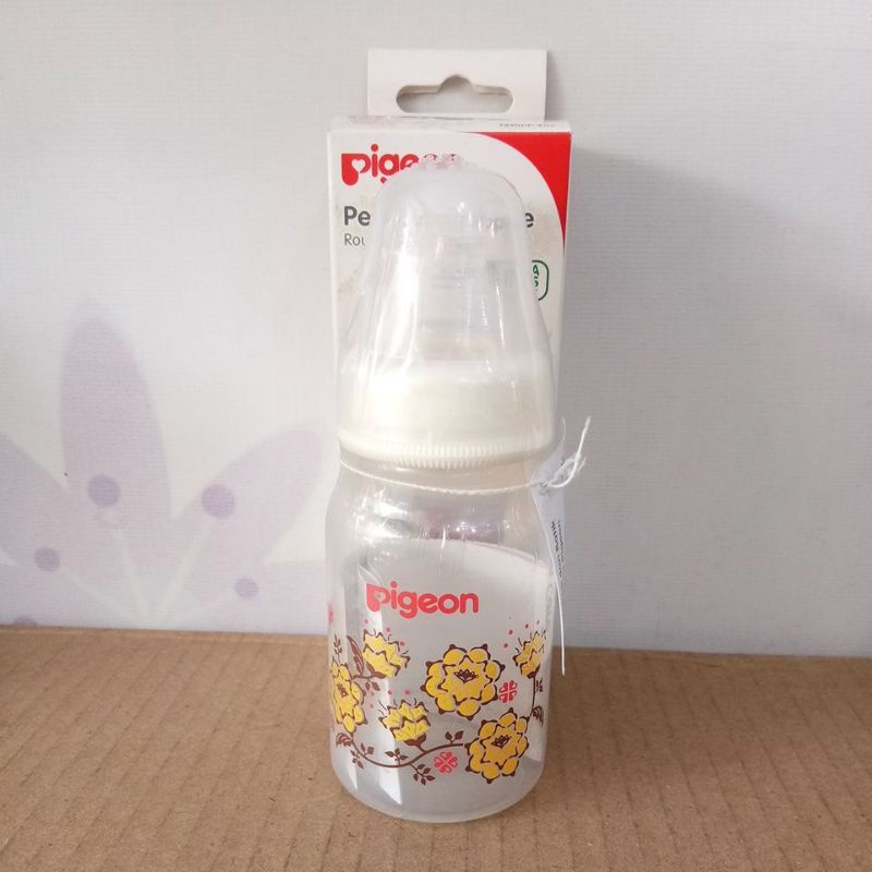 PIGEON PERISTALTIC NIPPLE ROUND NURSING BOTTOL PP RP BATIK S 120ML/4oZ