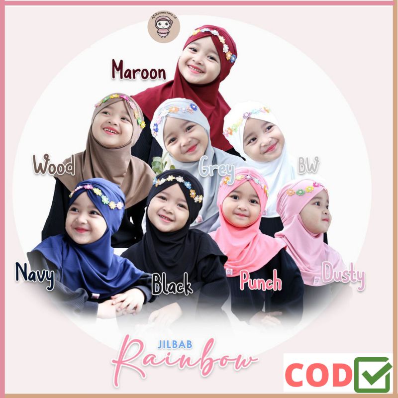 Jilbab Rainbow Almahyra