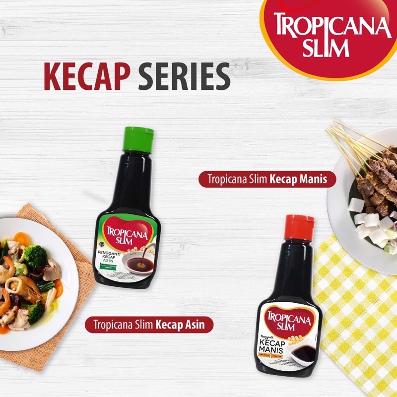 Tropicana Slim Kecap Asin 200ml  / Tropicana Slim Kecap Manis 200ml - Tropicana Slim Saus Tiram 200 