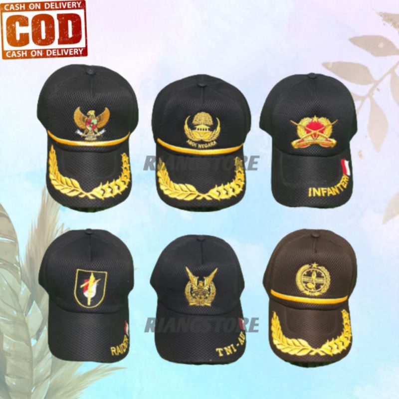 TOPI KORPRI TOPI PNS TOPI ABDI NEGARA TOPI GARUDA TOPI TNI AU TOPI INFANTERI