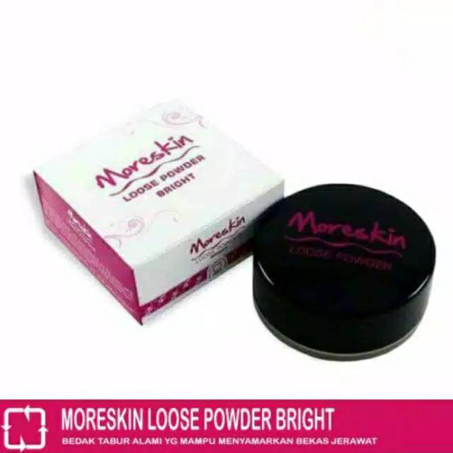 Bedak tabur glowing moreskin l powder herbal nasa