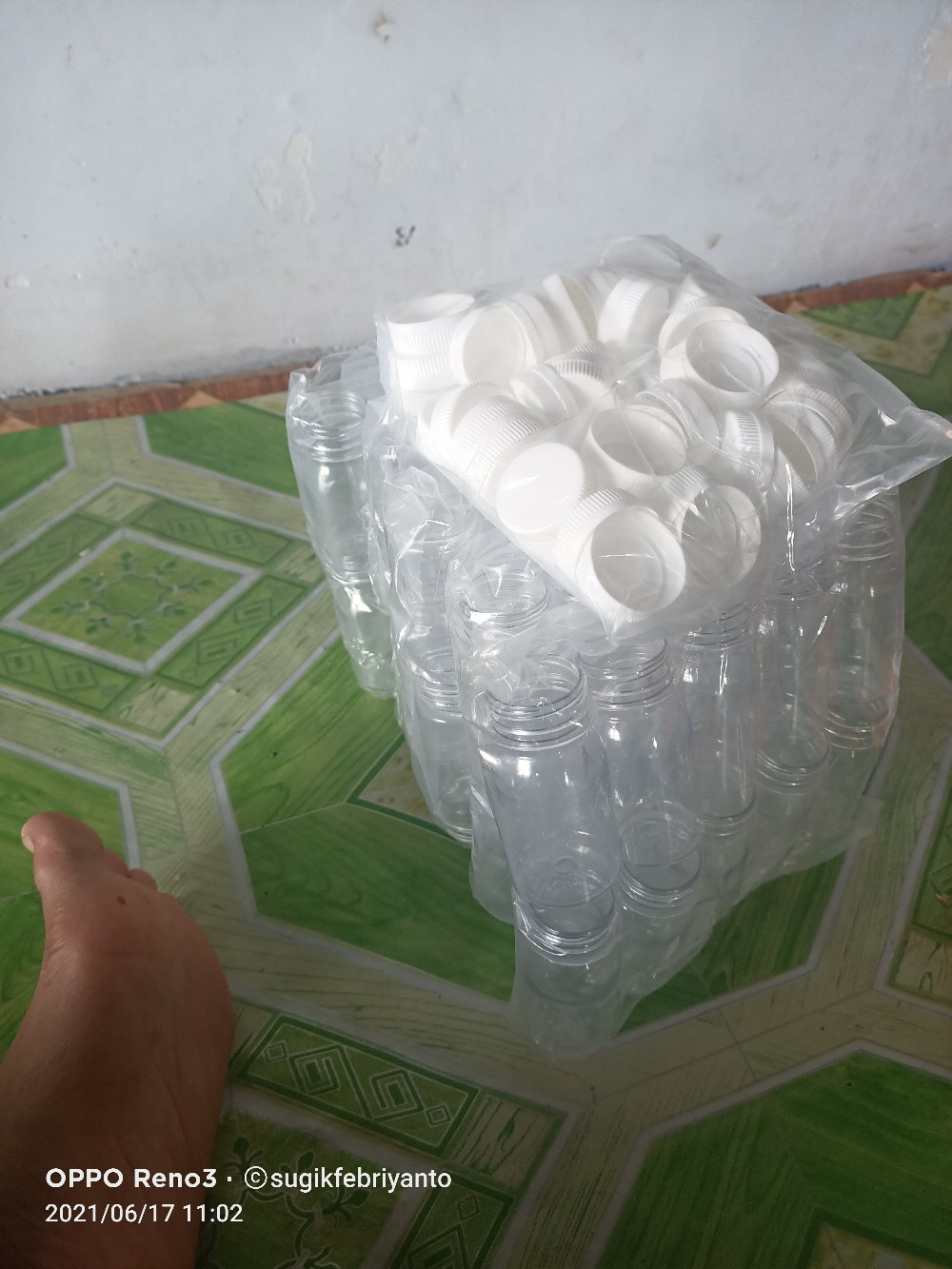 Botol Plastik 50ml / Botol 50cc / Plastik Murah / Free Tutup Botol
