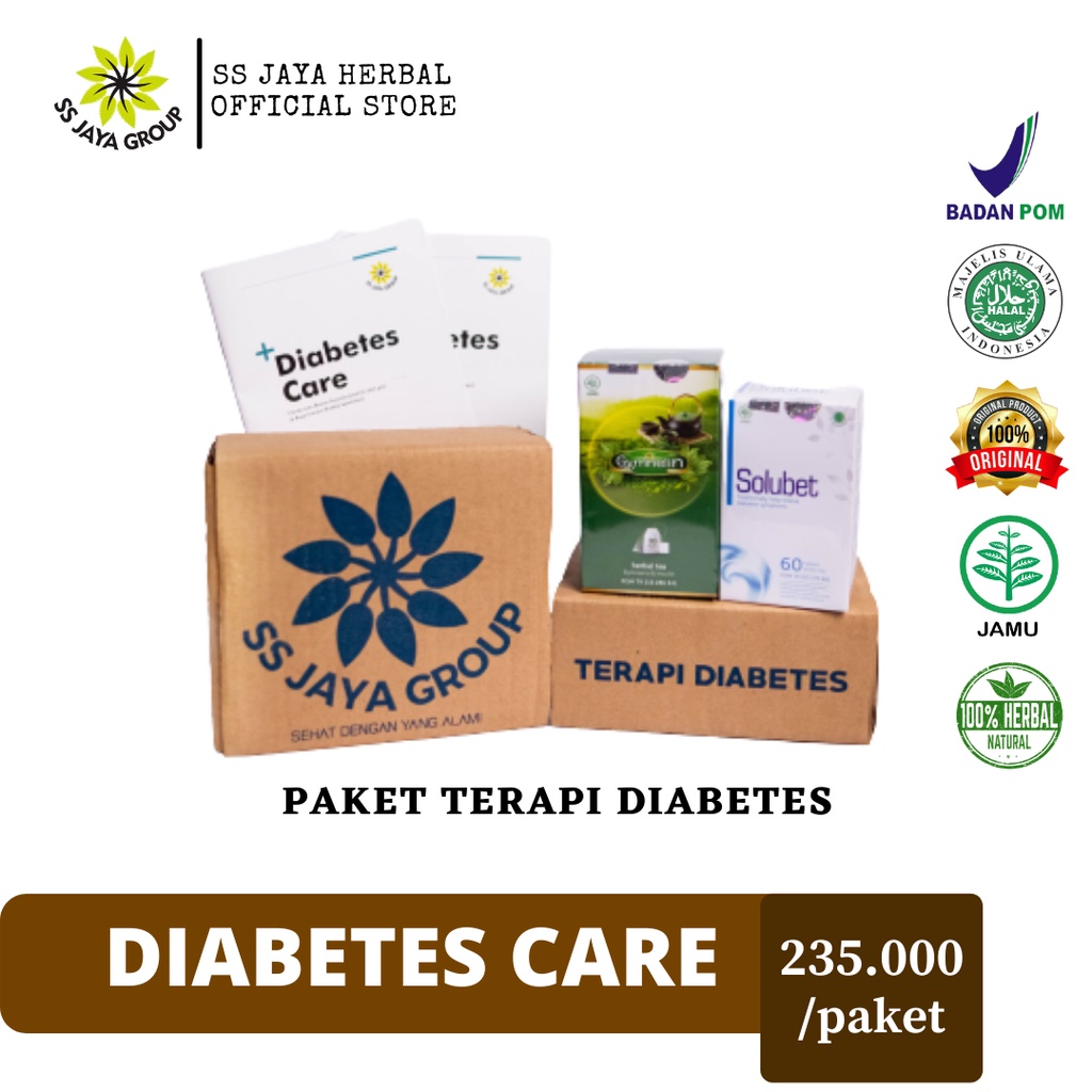 PAKET DIABETES , TERAPI AMPUH USIR DIABETES ( DIABETES CARE)