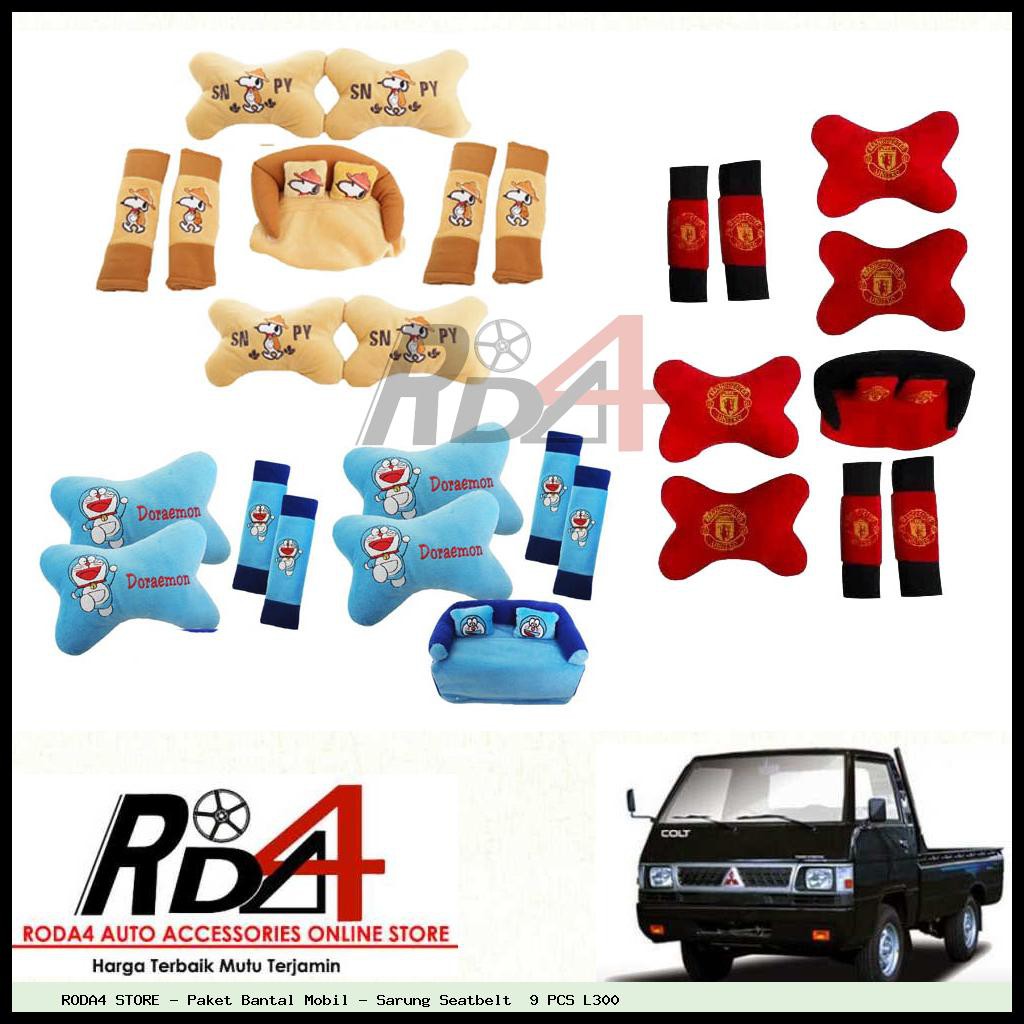 Paket Bantal Mobil - Sarung Seatbelt  9 PCS L300